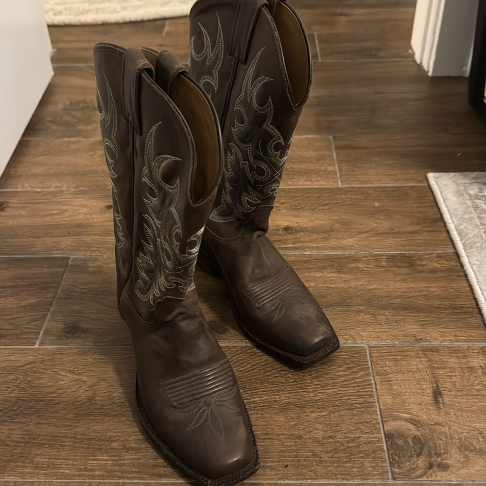 Nocona Cowboy Boots Women’s Western Brown Leather Mexico